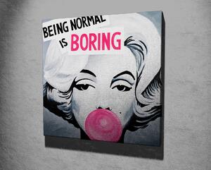 ASIR Obraz na plátne BORING 45 cm