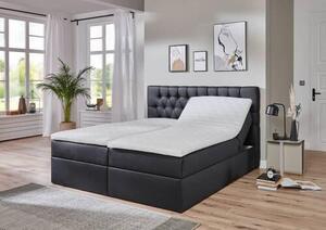 AMERICKÁ POSTEĽ, 160/200 cm, čierna MID.YOU - Online Only spálne, Online Only