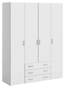 ŠATNÍKOVÁ SKRIŇA, biela, 154/200,4/49,5 cm MID.YOU - Online Only zostavy, Online Only