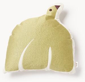 Vyšívaný vankúš z organickej bavlny Swif Bird