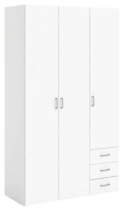 ŠATNÍKOVÁ SKRIŇA, biela, 115,8/200,4/49,5 cm MID.YOU - Online Only zostavy, Online Only