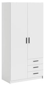 ŠATNÍKOVÁ SKRIŇA, biela, 98,5/200,4/49,8 cm MID.YOU - Online Only zostavy, Online Only