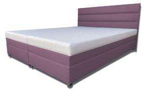 Manželská posteľ 180 cm Rebeka (s penovými matracmi) (fialová). Vlastná spoľahlivá doprava až k Vám domov. 1030964