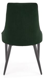 Jedálenská stolička K365 Halmar Tmavo zelená