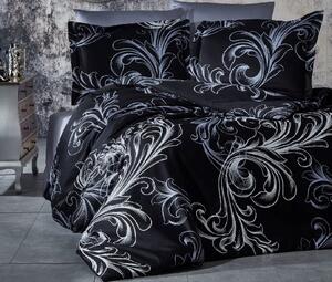 Brotex Saténový povlak na vankúš Atlantis black, rozmer: 50x70 Rozměr: 40x40