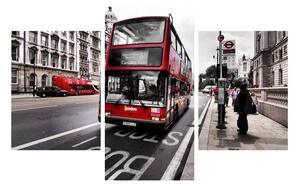 Obraz londýnskeho autobusu (90x60 cm)