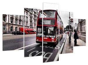 Obraz londýnskeho autobusu (150x105 cm)