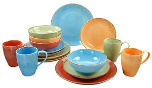 KOMBINOVANÝ SERVIS, 16-dielne, kamenina Creatable - Online Only bytové doplnky, Online Only
