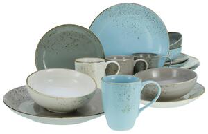 KOMBINOVANÝ SERVIS, 16-dielne, kamenina Creatable - Online Only bytové doplnky, Online Only