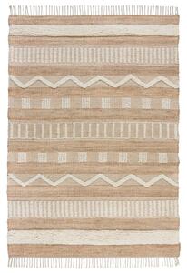 RUČNE TKANÝ KOBEREC, 170/120 cm krémová, prírodná farba Flair Rugs - Online Only bytové doplnky, Online Only