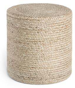 Hanse Home Sedací vak JUTTA POUF 106235 Beige/Grey - 40x40 cm