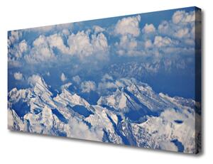 Obraz na plátne Hora mraky príroda 100x50 cm