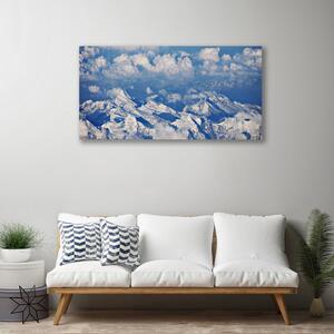 Obraz na plátne Hora mraky príroda 100x50 cm