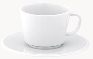 Ručne vyrobené porcelánové XS kávové šálky s podšálkami Vitruv, 2 ks