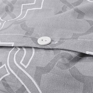 Obliečky bavlnené Dolce sivé EMI: Francúzsky set1 200x220 + 2x (70x90)