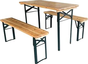 ST Pivný set Mini3 1x stôl 117x56x76,5 cm, 2x lavica 17x25x46,5 cm
