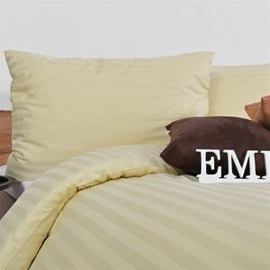 Obliečky damaškové vanilkové EMI: Štandardný set jednolôžko obsahuje 1x 140x200 + 1x 70x90