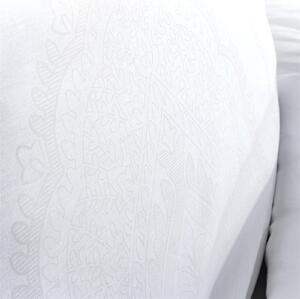 Obliečky bavlnené Benard biele EMI: Šitie na mieru - do poznámky uveďte rozmery paplóna