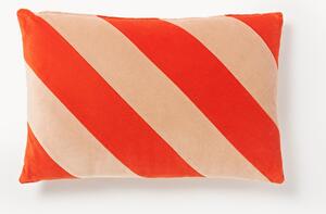 Ručne robený bavlnený vankúš Striped