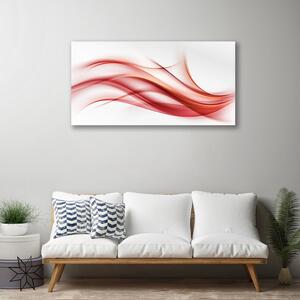 Obraz Canvas Červená abstrakcia umenie 100x50 cm