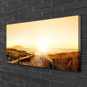 Obraz Canvas Chodník pláž more 100x50 cm