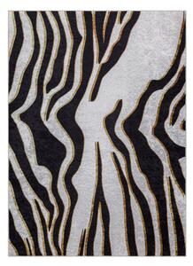 Koberec MIRO 52002.807 zebra, krémový / čierny