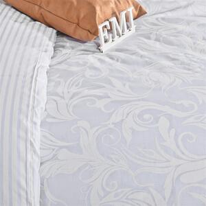 Obliečky bavlnené Royal biele EMI: Francúzsky set2 200x240 + 2x (70x90)