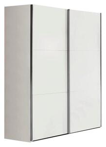 SKRIŇA S POS. DVER. – HOR.VED, biela, 150,8/222,6/63,3 cm Xora - Späť do školy