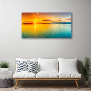 Obraz Canvas More slnko krajina 100x50 cm