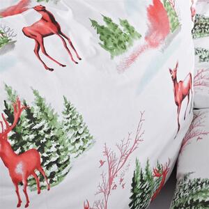 Vianočné bavlnené obliečky Loplant EMI: Predĺžený set jednolôžko obsahuje 1x 140x220 + 1x 70x90