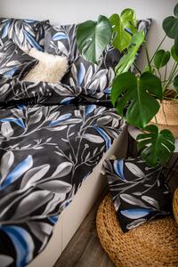 JAHU Posteľné obliečky Blanche - EMA Prikrývka 140 × 200 cm Vankúš 70 x 90 cm Mix farieb 100 % bavlnený satén Na zips