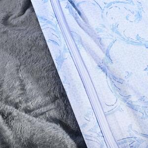 Obliečky bavlnené Ivy modré EMI: Štandardný set jednolôžko obsahuje 1x 140x200 + 1x 70x90