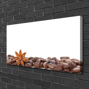 Obraz Canvas Káva zrnká kuchyňa 100x50 cm