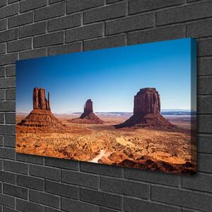 Obraz Canvas Púšť hory príroda 100x50 cm