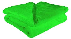 JAHU Deka mikroplyš 150 × 200 cm Zelená 100 % polyester