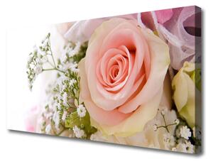 Obraz na plátne Ruže kvety rastlina 125x50cm