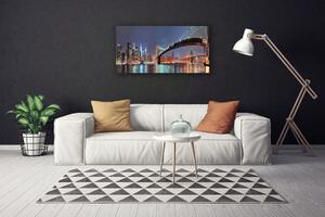 Obraz na plátne Mesto most architektúra 100x50 cm