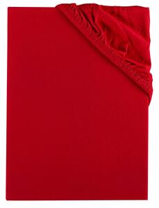 Plachta posteľná červená jersey EMI: Detská plachta 70x140