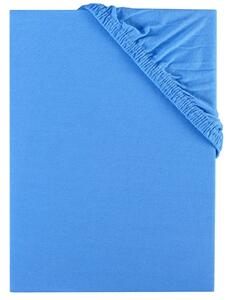 Plachta posteľná modrá jersey EMI: Detská plachta 60x120