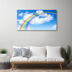 Obraz na plátne Dúha nebo mraky príroda 100x50 cm
