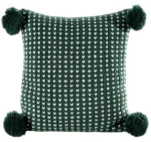 VIANOČNÁ DEKORAČNÁ OBLIEČKA NA VANKÚŠ SWEATER 45X45 CM ZELENÁ