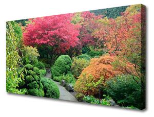 Obraz na plátne Záhrada kvetina strom príroda 125x50 cm