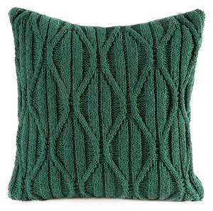 VIANOČNÁ DEKORAČNÁ OBLIEČKA NA VANKÚŠ SWEATER 45X45 CM ZELENÁ