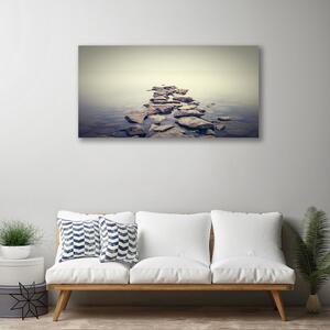 Obraz na plátne Kamene voda príroda 100x50 cm
