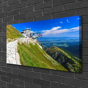 Obraz na plátne Hory chodník príroda 100x50 cm