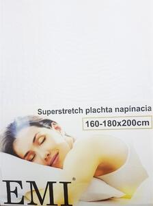 Plachta posteľná biela Superstretch EMI: Plachta 90 (100)x200