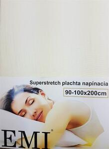 Plachta posteľná prírodná superstretch EMI: Plachta 90 (100)x200