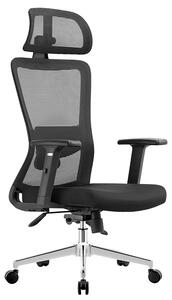 Kancelárska ergonomická stolička Neoseat LORELI — čierna, nosnosť 150 kg