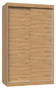 Šatníková skriňa IGA 120 dub artisan (zostáva 1 ks)