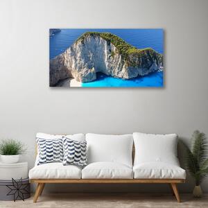Obraz na plátne Skaly more príroda 100x50 cm